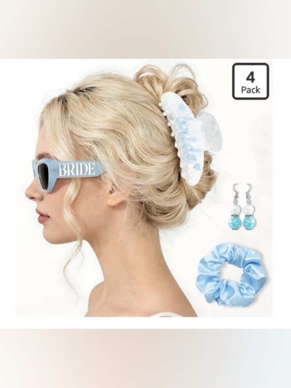 Bride Bachelorette Party 4-Piece Accessory Set NEW